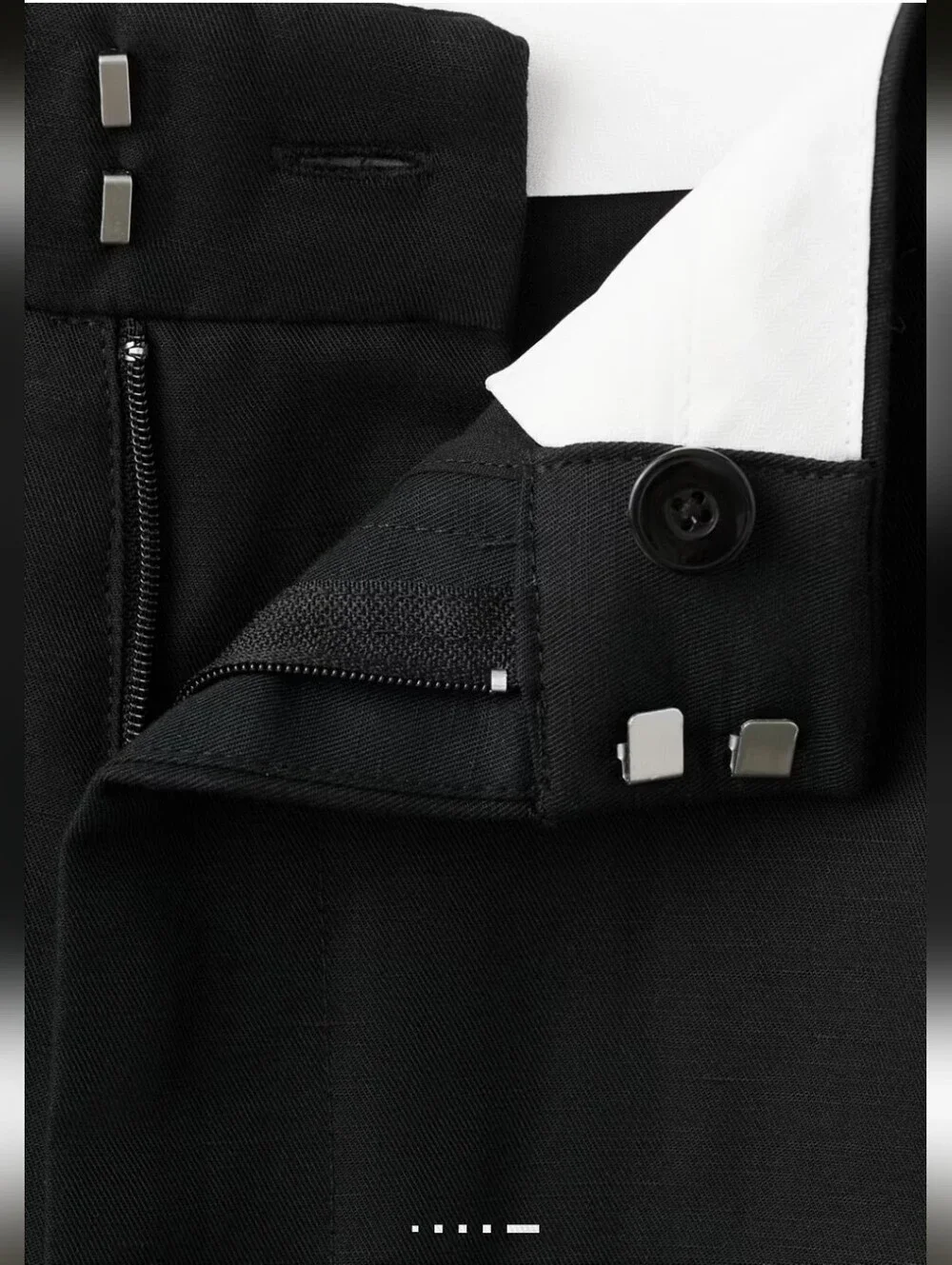 Mango Barrel Cotton Trousers- 6